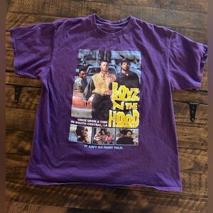 Boys N the Hood Deep Purple Tee